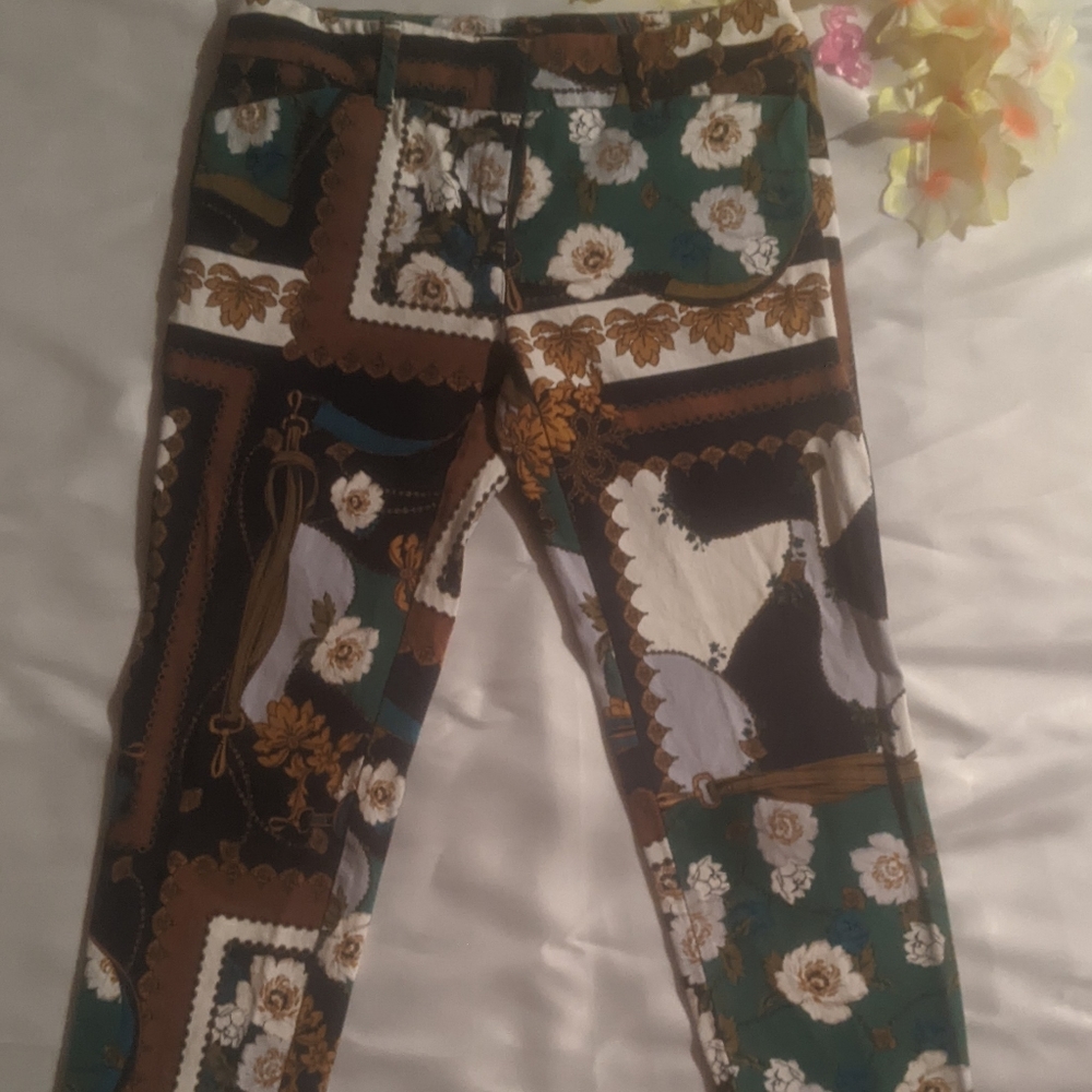 7th Avenue New York and Company women's size 4 pants multicolored
